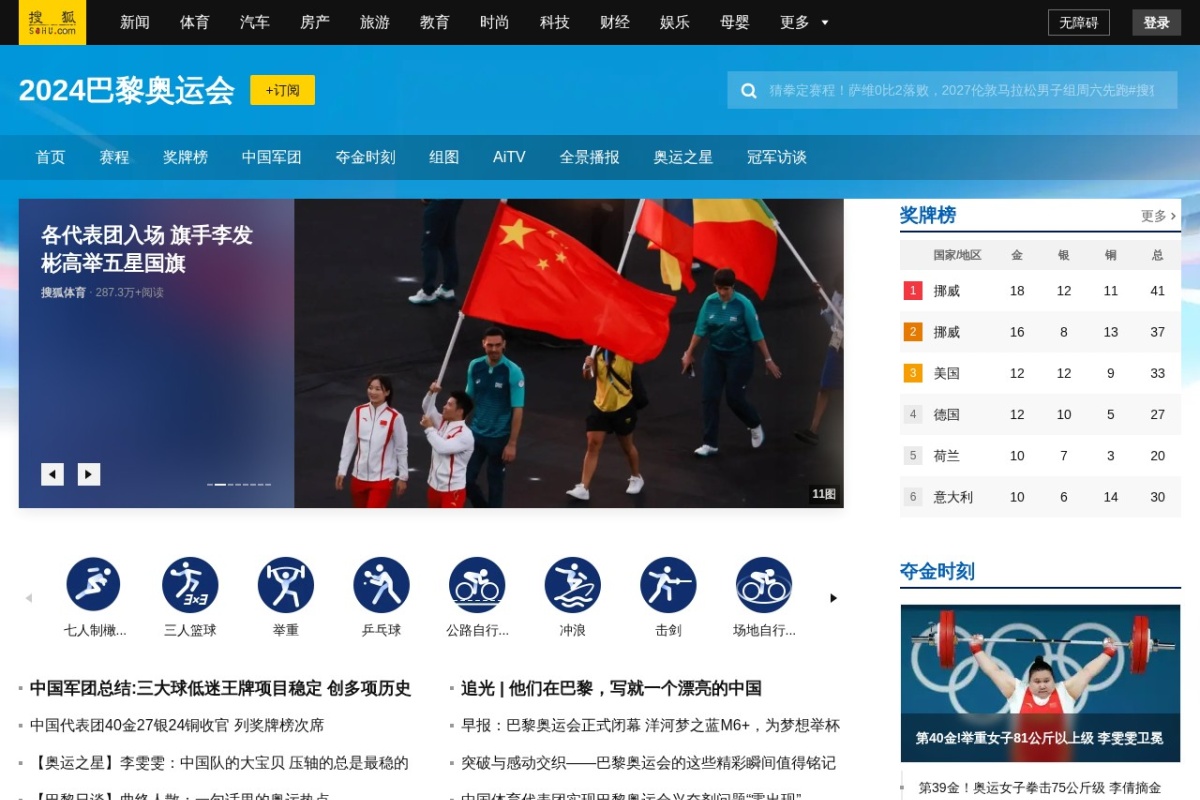 2024巴黎奥运会